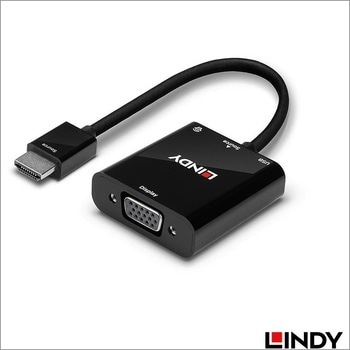 注文コード:03366418 LINDY HDMI to VGA/オーディオ アクティブ変換アダプタ - LINDY