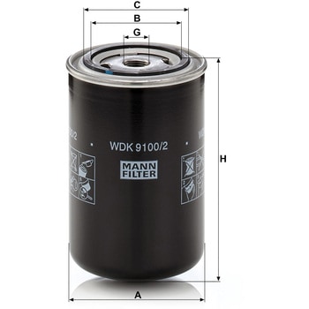 注文コード:03370731 燃料フィルター - MANN-FILTER