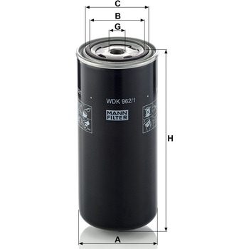 注文コード:03370828 燃料フィルター - MANN-FILTER