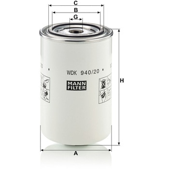注文コード:03371519 燃料フィルター - MANN-FILTER