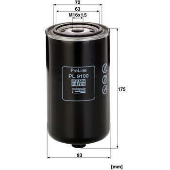注文コード:03374931 燃料フィルター - MANN-FILTER
