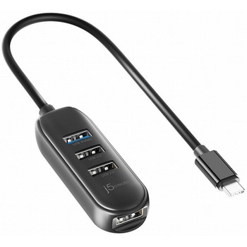 USB-C 4 in 1 4ポートハブ j5 create