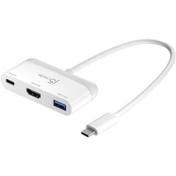 USB-C to PD100W+HDMI+USB 3in1 マルチアダプター j5 create