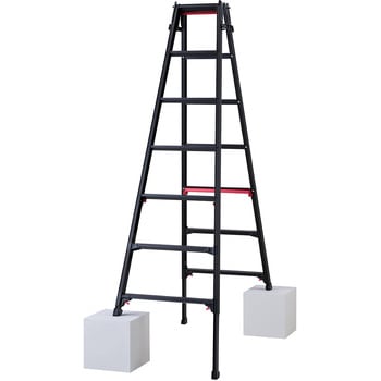 はしご兼用伸縮脚立(上部操作タイプ) 長谷川工業