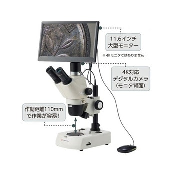 注文コード:03456831 HDMI 4Kデジタルマイクロスコープ 実体顕微鏡 STZシリーズ - 島津理化