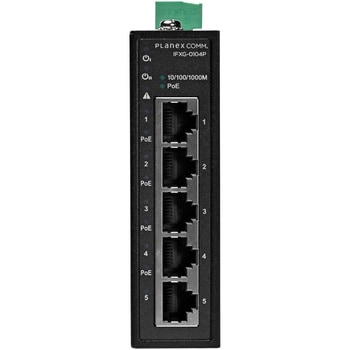 注文コード:03463009 5ポート 1000BASE-T 産業用アンマネージドPoEスイッチ - プラネックスコミュニケーションズ
