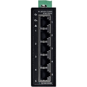 注文コード:03463018 5ポート 1000BASE-T 産業用アンマネージドスイッチ - プラネックスコミュニケーションズ