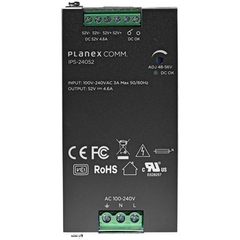 注文コード:03463052 産業用パワーサプライ 240W/52V - プラネックスコミュニケーションズ
