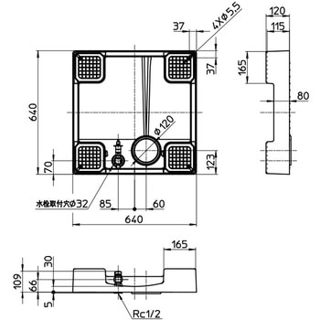 注文コード:03488297 洗濯機パン(FB洗濯機水栓付) - SANEI(旧:三栄水栓製作所)