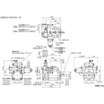注文コード:03494168,03495812 ピストンポンプVZシリーズ - ダイキン工業