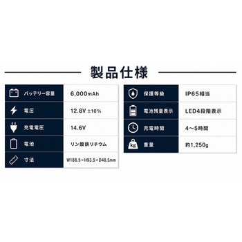 注文コード:03572322 モバイルバッテリー - DEL