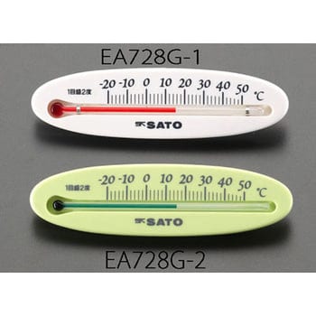 EA728G-1 温度計 [ホワイト] エスコ 03576632