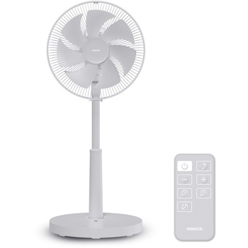 注文コード:03578832 扇風機 dcモーター 左右首振り リビング扇風機 リモコン 静音 省エネ 風量7段階 - YAMAZEN(山善)