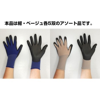 注文コード:03578868 18G 超極薄PU背抜き手袋 10双組 - 丸和ケミカル