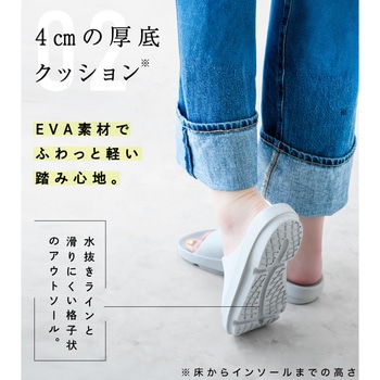 注文コード:03584346,03584371,03584398,03584362,03584310,03584407,03584389,03584380,03584319,03584328,03584416,03584337 EVA エアリークッションサンダル - TAIGASHOJI(大河商事)