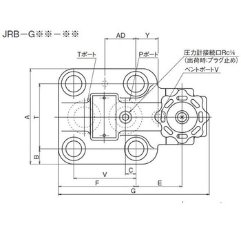 注文コード:03593997 圧力制御弁パイロット作動形リリーフ弁 - ダイキン工業