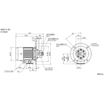注文コード:03597199 ベーンポンプモータポンプ - ダイキン工業