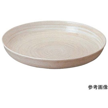 電磁用ドラ鉢 白刷毛目 砺波商店