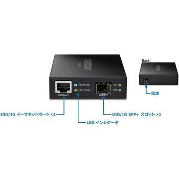 注文コード:03682030 10GBASE-T SFP+光メディアコンバータ - TRENDnet