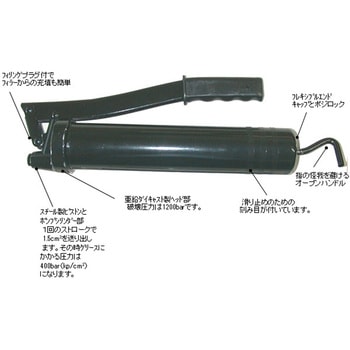 注文コード:03723115 500cc グリスポンプ - エスコ