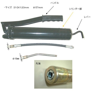 注文コード:03723115 500cc グリスポンプ - エスコ