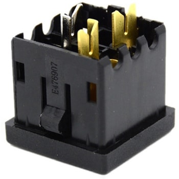 注文コード:03764106 パネルマウントAC電源コンセント(接地2P 15A/125V,20A/125V,20A/250V) - bitstrong(ビットストロング)