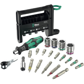 注文コード:03774378 ツールセット 手動・電動ドライバー用 インチサイズ - Wera