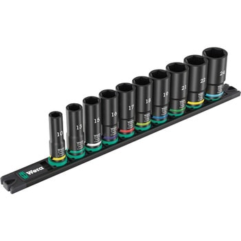 注文コード:03774798 ディープインパクターソケットセット レール付き - Wera