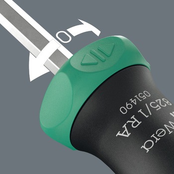注文コード:03774850 ラチェット式 ビット収納ハンドル ドライバーセット - Wera