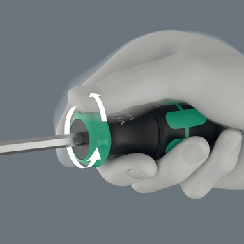 注文コード:03774850 ラチェット式 ビット収納ハンドル ドライバーセット - Wera