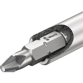 注文コード:03774850 ラチェット式 ビット収納ハンドル ドライバーセット - Wera
