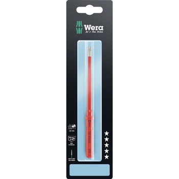注文コード:03774920 絶縁プラスドライバービット 先細型/ステンレス製 (クラフトフォームコンパクト) - Wera