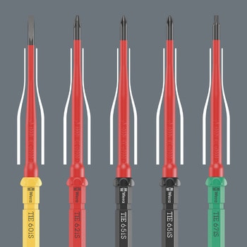 注文コード:03774938 絶縁 差替式ドライバーセット (クラフトフォーム) - Wera