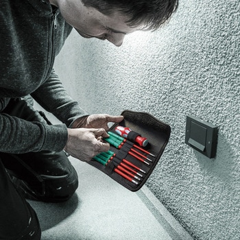 注文コード:03774771 絶縁 差替式ドライバー ブレードセット ステンレス製 (クラフトフォーム) - Wera