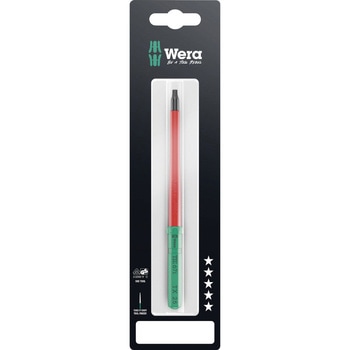 注文コード:03775060 絶縁トルクスドライバービット (クラフトフォームコンパクト) - Wera