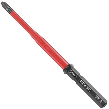 注文コード:03775148 絶縁ポジドライバービット 先細型 (クラフトフォームコンパクト) - Wera