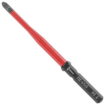 注文コード:03775392 絶縁ポジドライバービット 先細型 (クラフトフォームコンパクト) - Wera