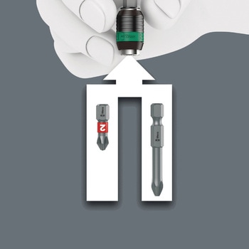 注文コード:03776216 タップビットセット ポーチ付 - Wera