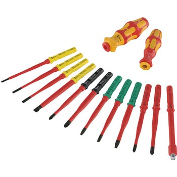 注文コード:03775717 絶縁 差替式ドライバーセット (クラフトフォーム) - Wera