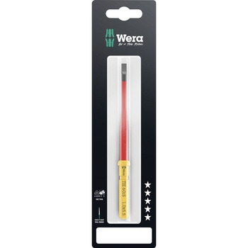 注文コード:03776338 絶縁マイナスドライバービット 先細型 (クラフトフォームコンパクト) - Wera