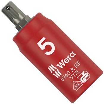 注文コード:03776810 絶縁ヘックスビットソケット(ホールド付) - Wera