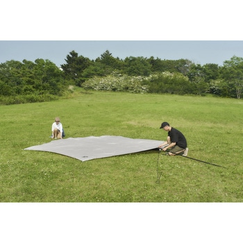 注文コード:03777336 HUGEL 遮熱ヘキサタープ【遮熱効果-16.5℃】 - アイリスオーヤマ