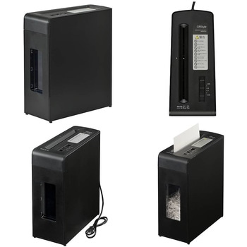 注文コード:03803078 クロスカットシュレッダー A4対応 引き出し式 - オーム電機