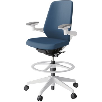 注文コード:03990781 ノートチェア ハイポジションタイプ ハイバック 可動肘 ランバーサポート付 クロスPV 樹脂脚<配送時組立サービス付> イトーキ