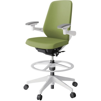 注文コード:03990790 ノートチェア ハイポジションタイプ ハイバック 可動肘 ランバーサポート付 クロスPV 樹脂脚<配送時組立サービス付> イトーキ