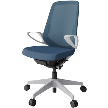 注文コード:04001981 ノートチェア ハイバック 固定肘 ランバーサポート付 メッシュJV ナイロンキャスター<配送時組立サービス付> イトーキ