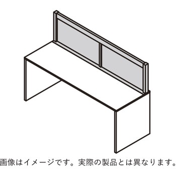 注文コード:04026955 インターリンクライブラリ 閲覧テーブル 片面・机上フロントパネル W1800<配送時組立サービス付> イトーキ