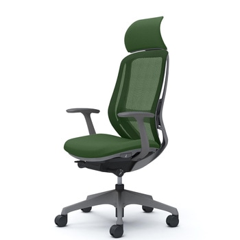注文コード:04034936 シルフィー EXハイ固定ヘッド 固定肘 背メッシュ ダークグレーボディ ハンガー無 ランバー付 樹脂脚 - オカムラ(岡村製作所)