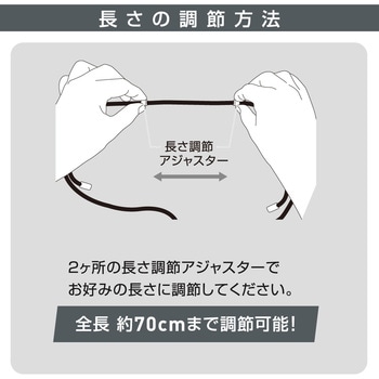 注文コード:04088222 スマホ用ショルダーストラップ 挟み込みシート付 - オーム電機