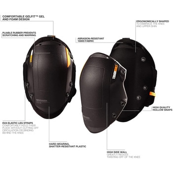 注文コード:04098916 GelFit ロッカー ニーパッド - TOUGH BUILT